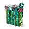 Cabana Stripe Tote Bag - Stylish Everyday Handbag, Machine Washable, 17.5" L x 5" W x 15.5" H, Perfect for All Occasions